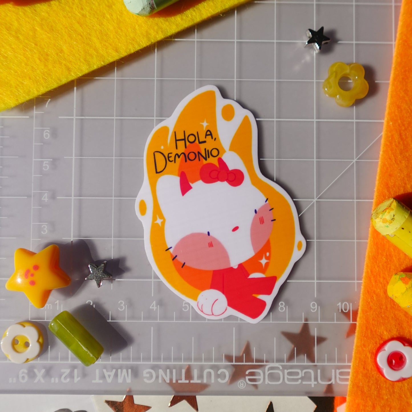 hola diablo - sticker