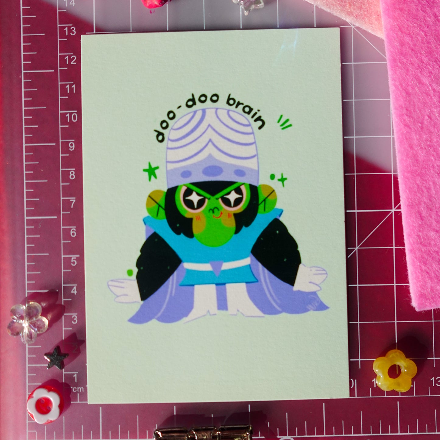 doo doo brain - mini art print