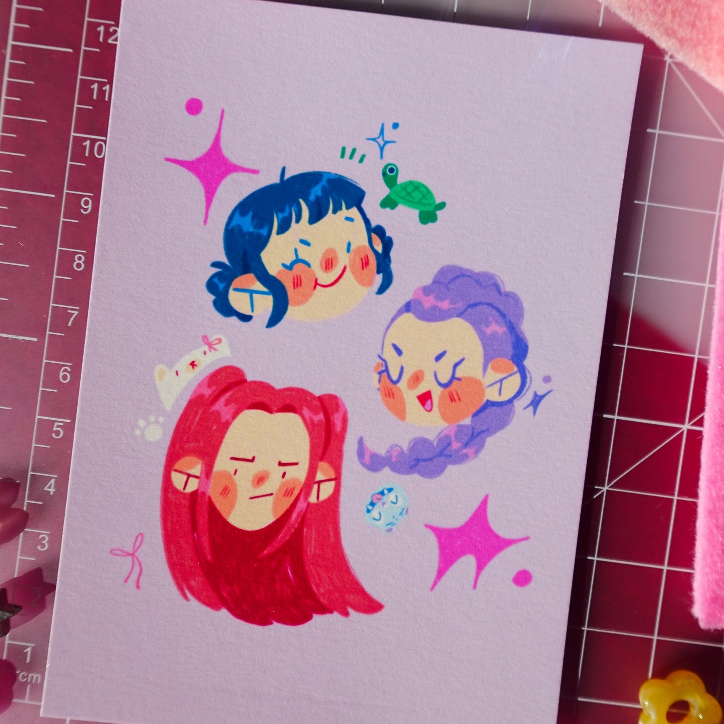 huntrix - mini art print