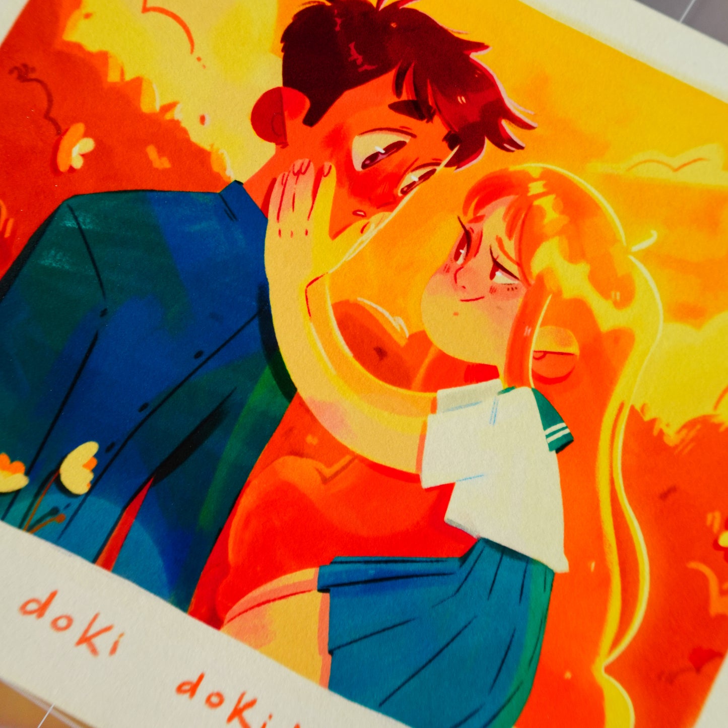 doki doki - art print