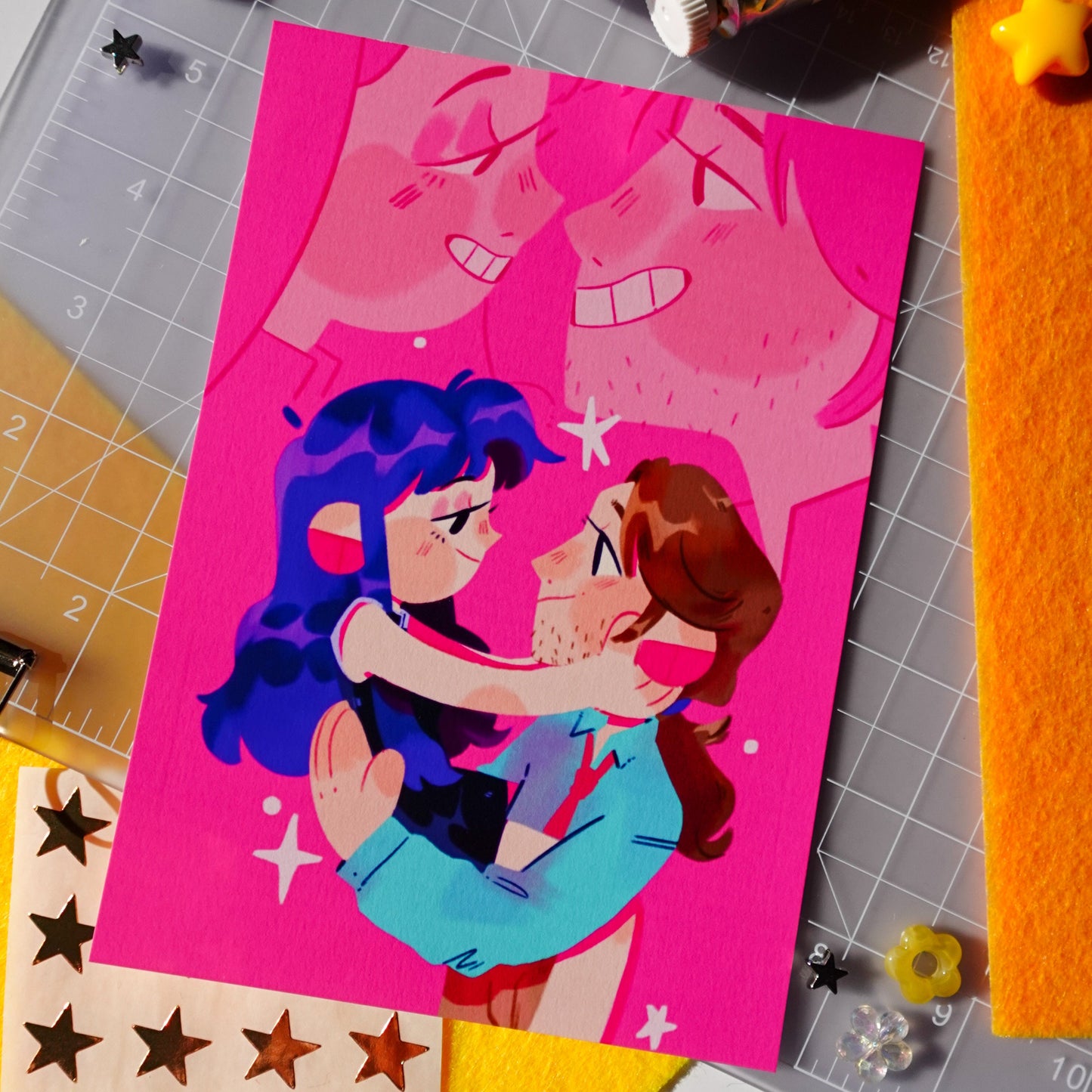 misato x kaji - art print