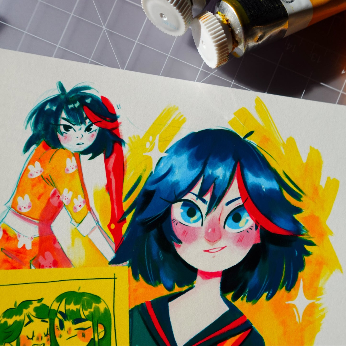 ryuko - mini art print