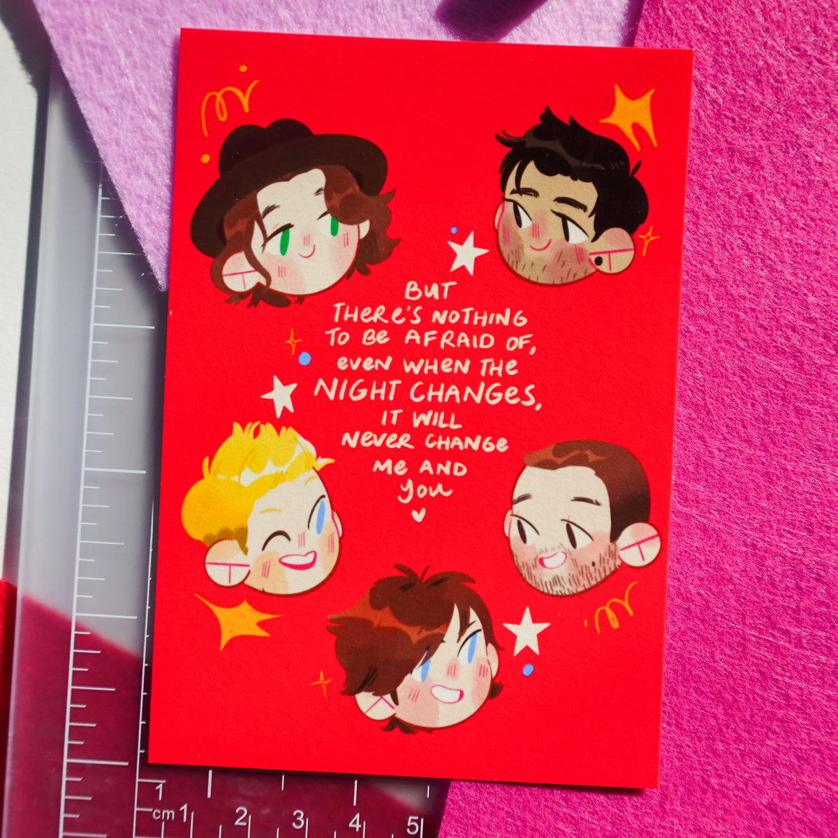 1D night changes - art print