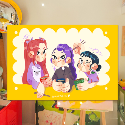 huntrix - art print