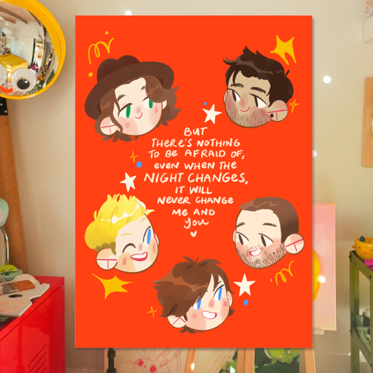1D night changes - art print