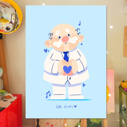 love dr. simi - art print