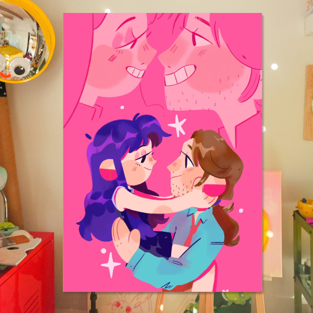 misato x kaji - art print