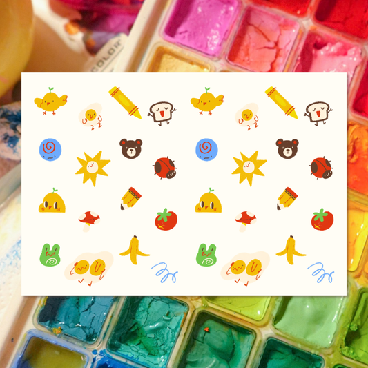 dandy doodles - sticker sheet