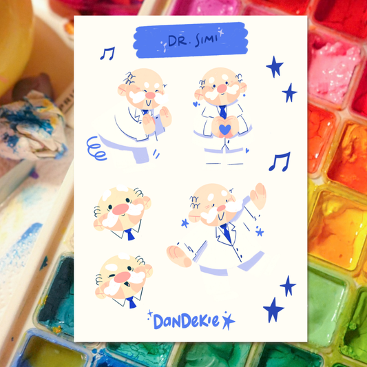 dr. Simi - sticker sheet