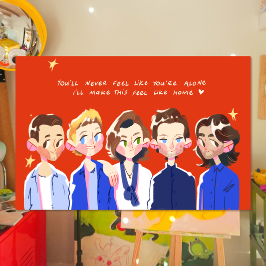 1D home - art print