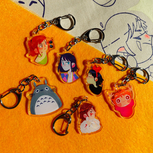 ghibli - mini keychains