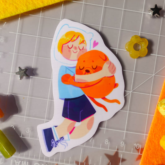 finn and jake - sticker