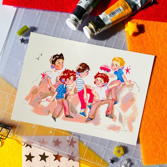 one direction - art print