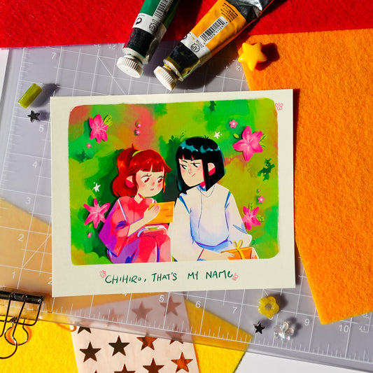 chihiro, that's my name - art print
