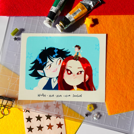 whoa hoa hoa hoa season - art print