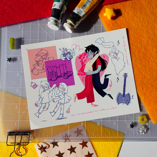 pb x marceline - art print