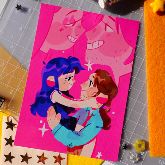 misato x kaji - art print