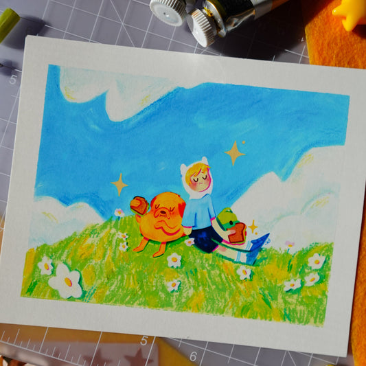 adventure time - art print