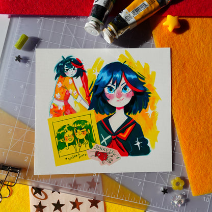 ryuko - mini art print