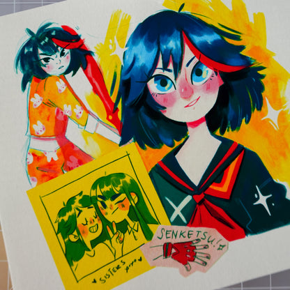 ryuko - mini art print