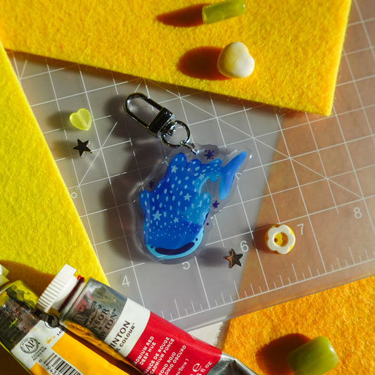 star whale - keychain