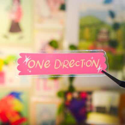 onedirection - sticker sheet