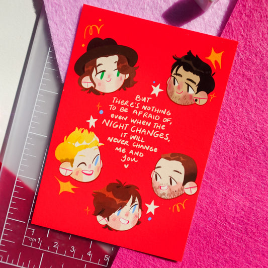 one direction - mini art print