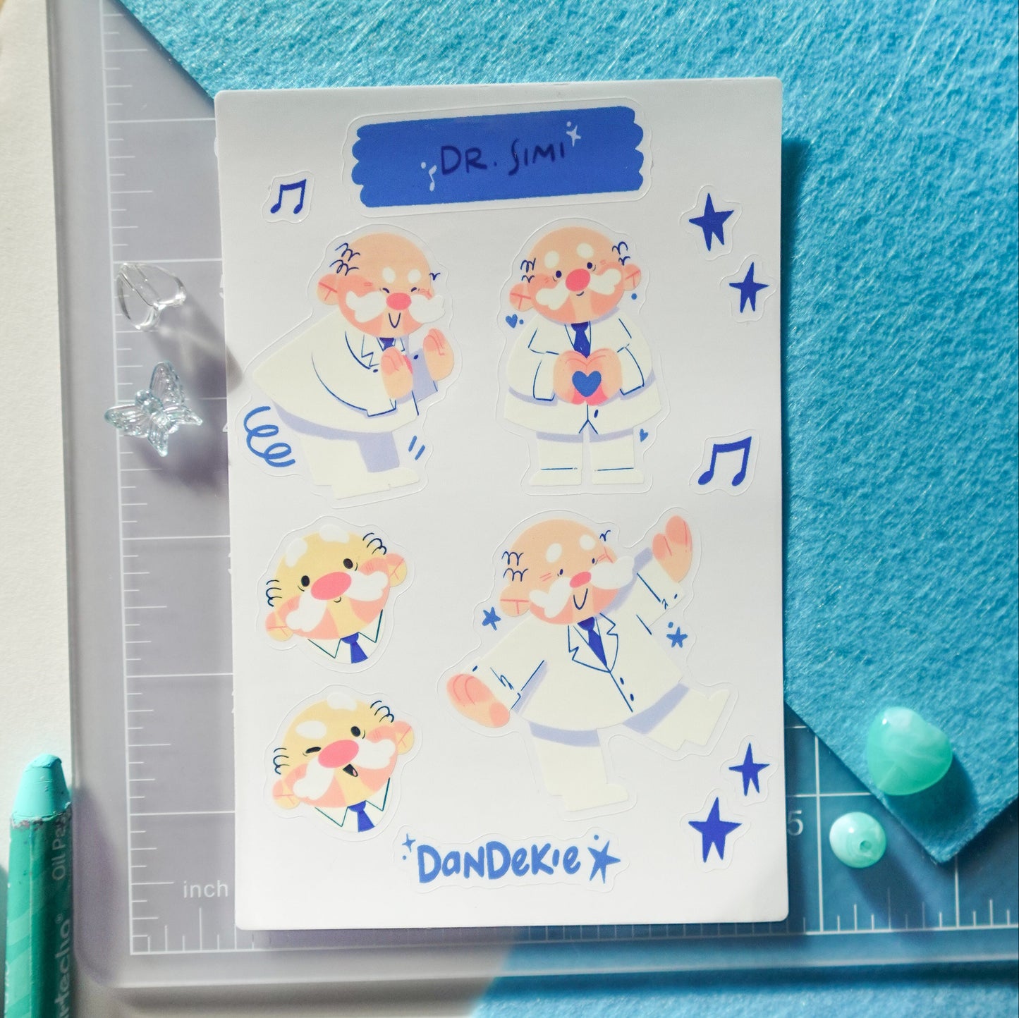 dr. Simi - sticker sheet