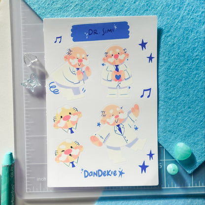 dr. Simi - sticker sheet