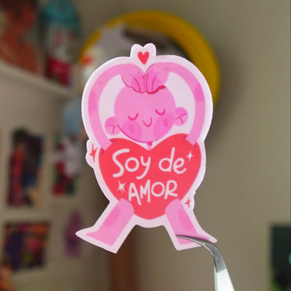 soy de amor - sticker
