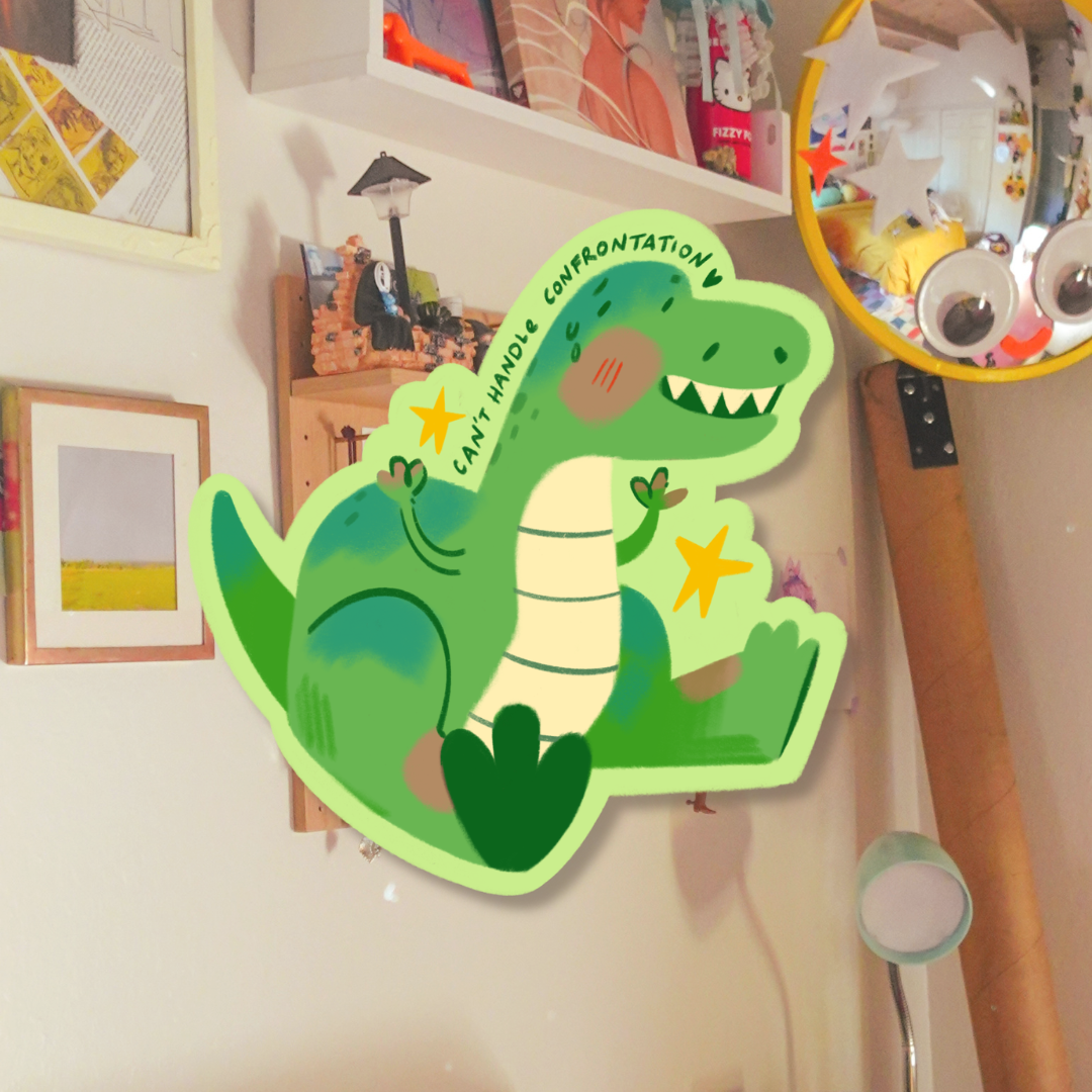 toy story's rex - sticker